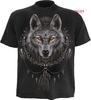 Футболка Spiral Direct WOLF DREM Байкерский Череп Готический Волк Индеец Унисекс Футболка