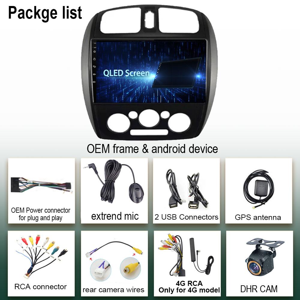 Для Mazda 323 BJ 2000 2001 - 2003 Авто Радио Carplay НЕТ 2DIN Android 13 Автомобильное Радио Мультимедиа Экран Плеер Навигация Стерео