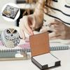 5D DIY PU Diamond Painting Memo Pad Holder with 160 Sheets Paper (Owl)