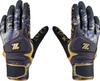 ZETT Baseball Batting GRAPHIC GRIP General Gray X Gold Size L Gloves, GLOVE, Ambidextrous, Use, (1582), (BG18523B)