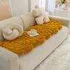 Подушка для дивана Rose Velvet специальной формы, зимняя утолщенная нескользящая подушка, нестандартный кожаный чехол, плюшевый чехол из высококачественной ткани