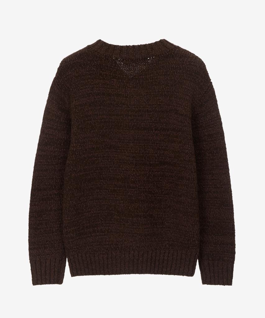 MINDBRIDGE [Hoite] Slub Yarn V-Neck Oversized Knit - 2 Colors