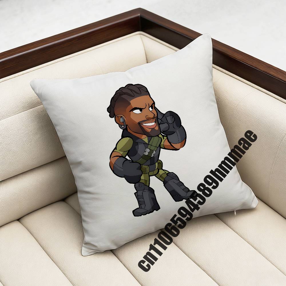 For B-Brawlhalla Throw Pillow Case Sham 45X45Cm 35X35Cm Square Bedroom Pillowcase Cushion Cover
