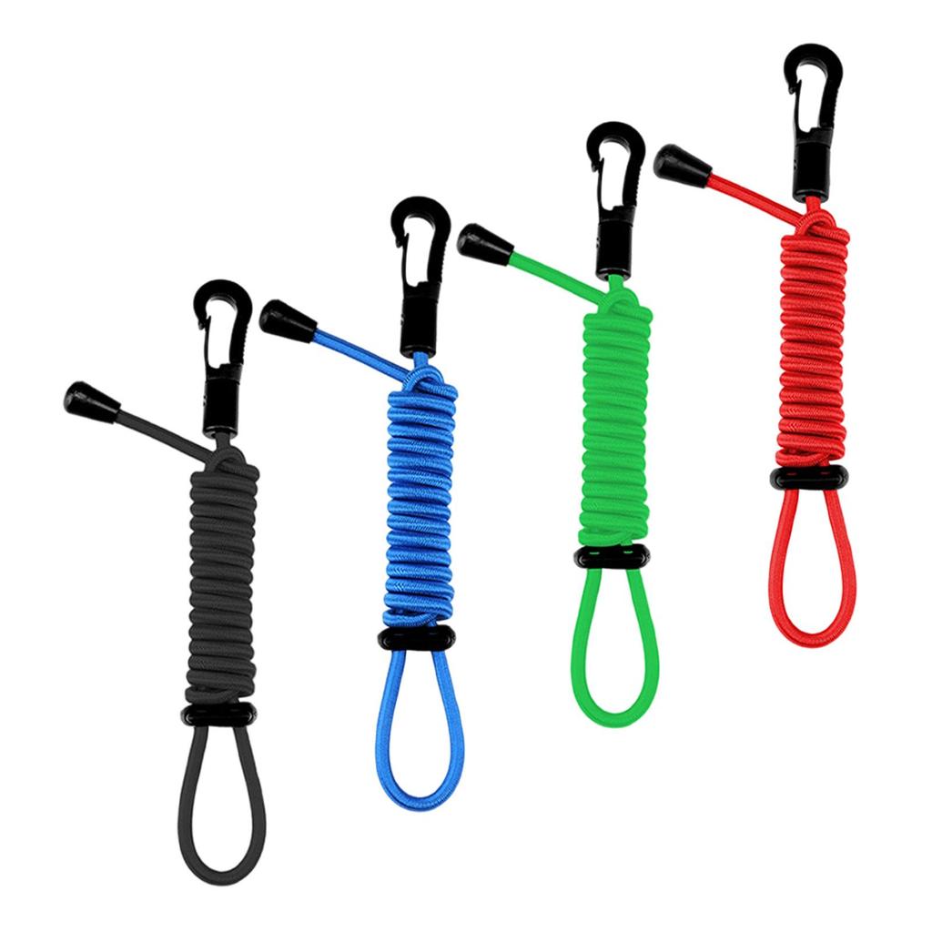 Retractable Bungee Cord Max Length 66.93" Tether Surfboard Leash Paddle Leash for Tools Surfing Construction Fishing Pole Rod