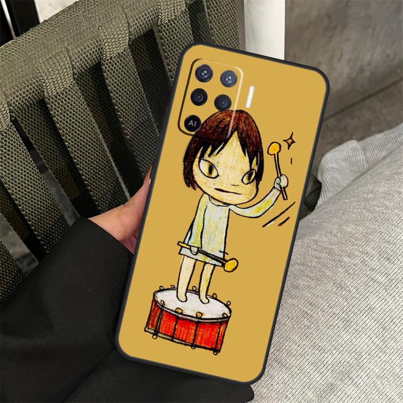 Yoshitomo Nara Case For Oppo A18 A38 A58 A78 A98 A74 A94 A54 A40 A60 A80 A16 A76 A96 A15 A57S A17 A77 Cover