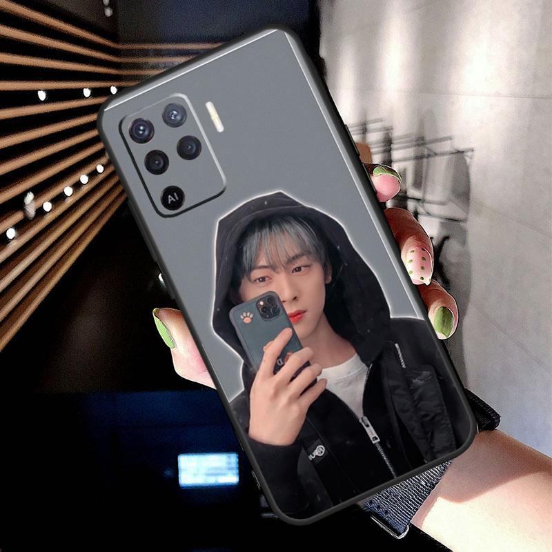 Чехол Cha EunWoo Eun Woo для Oppo A5 Pro A15 A17 A57 A77 A18 A38 A58 A78 A98 A94 A74 A54 A16 A76 A96 A40 A60 A80