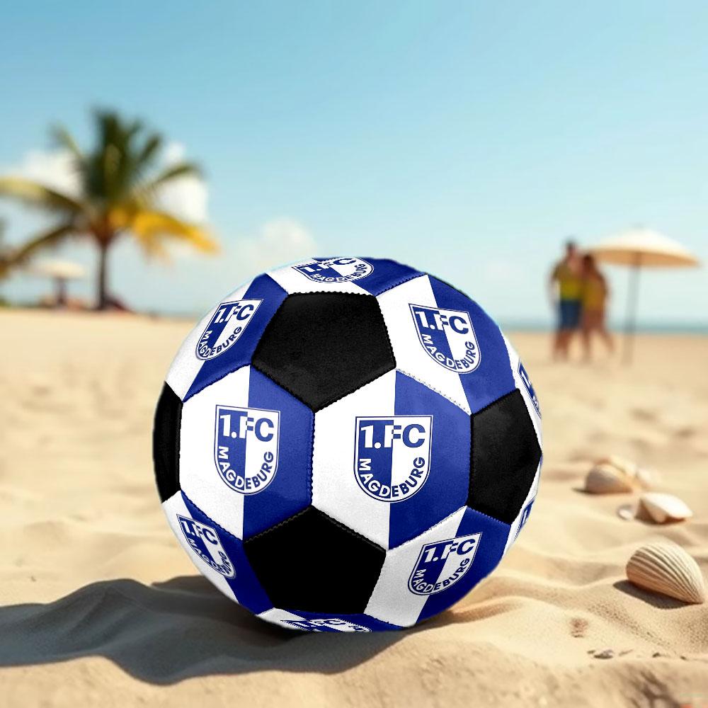 1 шт. Футбольный мяч 1. FC Magdeburg Размер 5 Мяч для мини-футбола Модный Цветной Для игры на заднем дворе - Отличный Подарок для Спортивных Фанатов HE1