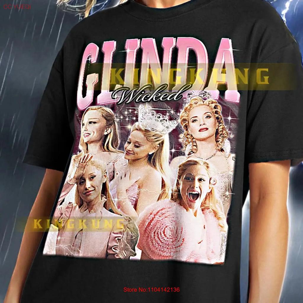 Glinda Wicked T Shirt Bootleg Vintage Retro 90s Saf Vintage Casual Designer Clothes Fashion Streetwear Soft Graphic