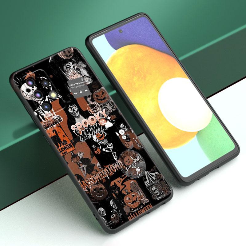 Чехол для телефона с коллажем из фильмов ужасов для Samsung A13 A22 A24 A32 A23 A25 A34 A35 A52S A53 A54 A55 A73 5G A12 A14 A15 A31 A33 A50 A51