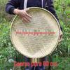 Бамбуковое домашнее решето: Перфорированное и неперфорированное бамбуковое сито, ручной плетеный поднос для сушеных продуктов и декора для сушки на солнце