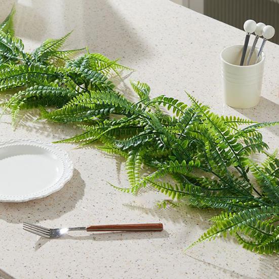 6 футов Искусственная Зелень Гирлянда Зеленая Лоза Искусственный Эвкалипт Папоротники Гирлянда