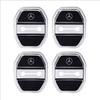 4Pcs Silicone Car Door Lock Buckle Protector Cover  For Mercedes Benz AMG W168 W204 W205 W203 W211 W212 W213 W201 W210 GLA GLC BGHKM1