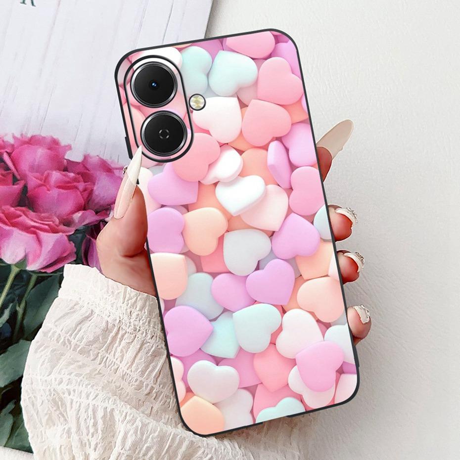 Cute Painting Phone Case For Tecno Spark Go 2 2025 Soft Silicone TPU Back Cover For Tecno Spark Go2 KM4 Cases Bumpers