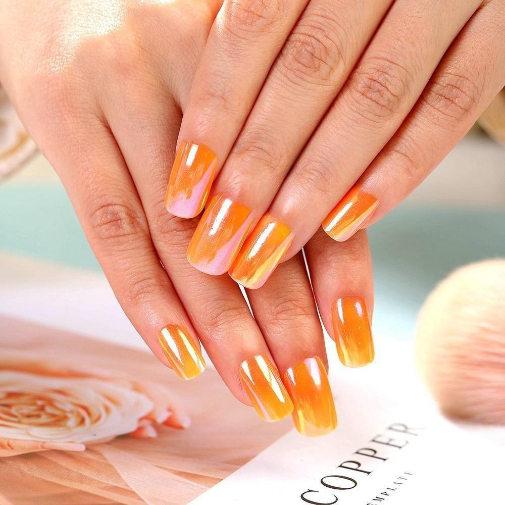 Flash False Nail Wearable Manicure Nail Tips Waterproof Press on Nails  Girl