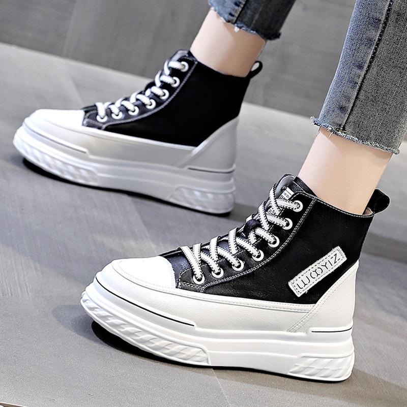 Fujin Summer Spring Autumn Sock Comfy Platform Sneakers Knitting Running Breathable Comfortable Women Shoes Chunky Ins Women Shoes Female Girls