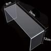 Stackable Structure Figurine Display Stand Transparent Acrylic Doll Display Stand  Makeup Organizer