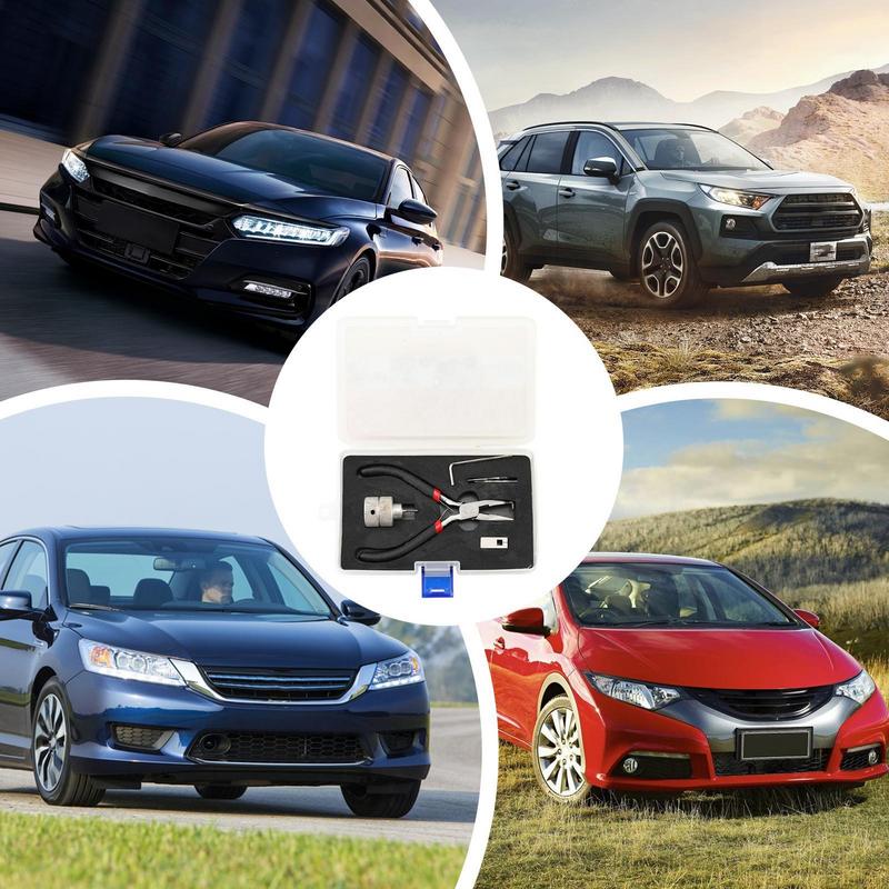 Для Honda Замок зажигания автомобиля Съемник штифтов Инструмент для ремонта Комплект Съемник штифтов Коробка Инструмент для снятия штифтов замка зажигания Комплект для ремонта