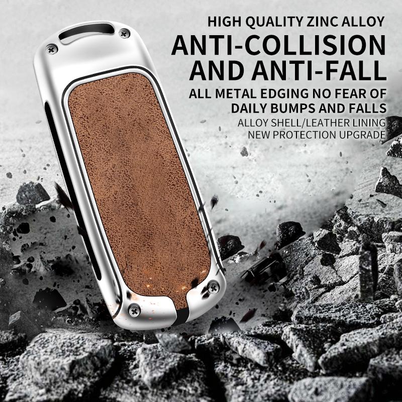 Кожаный металлический чехол для автомобильного ключа для Mazda 2 3 6 Atenza Axela Demio CX-5 CX5 CX-3 CX7 CX-9 2015 2016 2017 2018 2019 Аксессуары