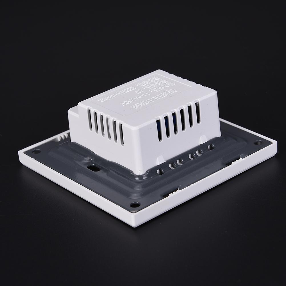 USB DC 2/3/4/6 портов 5V 3.1A Электрическая настенная зарядная станция Розетка Панель с розетками и переключателем Адаптер питания Вилка