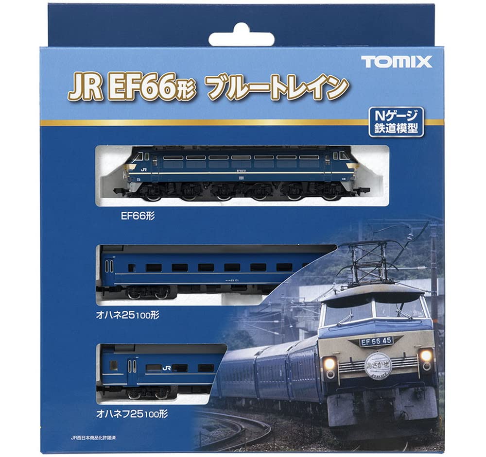 TOMIX масштаб N Набор Blue Train JR EF66 98388 Железнодорожная модель Электровоз