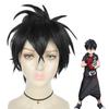 Black Short Wig Anime Kemono Jihen Kabane Kusaka Cosplay Wigs Costume Heat Resistant Synthetic Hair Men Party Wigs