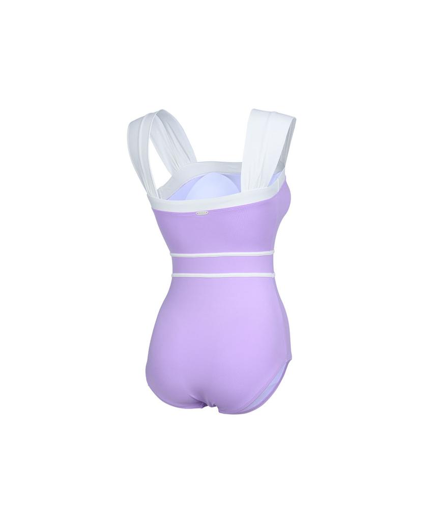 Lenomasuyeongbog Женский сборчатый монокини Фиолетовый Rn-Ls2F753-Pp