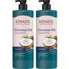 Kerasys Coconut Oil Shampoo, 1L, 2 Units