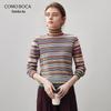 Женский полосатый кашемировый свитер Komomboca 2025 Осень/Зима