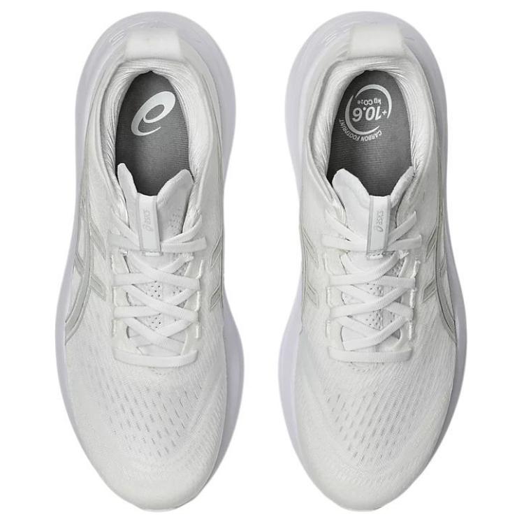 Asics Gel Nimbus 27 White Glacier Grey Men Sneakers 1011B958-100