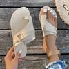 Large Size - Flat-toed Slippers for Women In Summer Flat-soled Sandals for Women
