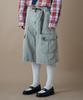 PENFIELD Шорты-бермуды с поясом, вставкой и карманом-карго Светло-синие_Fr2Wp01U