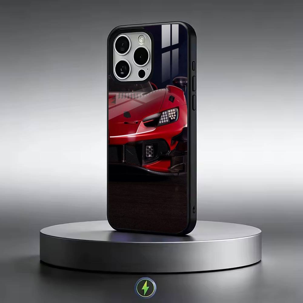 Чехол для телефона с изображением автомобилей GT3 Для iPhone 17, 16, 15, 14, 13, 12, 11 Plus, Pro Магнитный Для Magsafe Беспроводная зарядка
