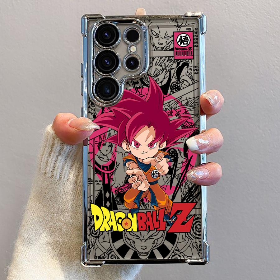 Чехол для телефона DBZ Dragon BALL для Samsung Galaxy S21 Plus S20 FE S24 S22 Ultra S25 Edge S23 Прозрачный чехол