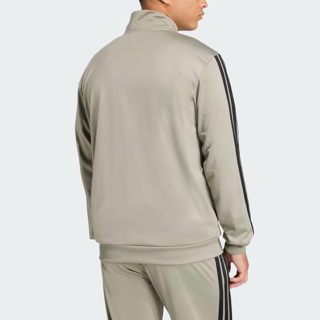 adidas Спортивная одежда 3-Stripes Вязаная спортивная куртка со стойкой воротником Мужские куртки JX5506