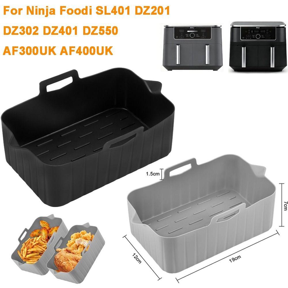 Silicone Air Fryer Basket for Ninja Foodi SL401 DZ201 DZ302 DZ401 DZ550 AF300UK AF400UK