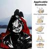 Horror Doll Artwork Flannel Blanket Super Soft Warm Cozy Blanket For Sofa Bed Office Travel Allseason Home Decor Gift