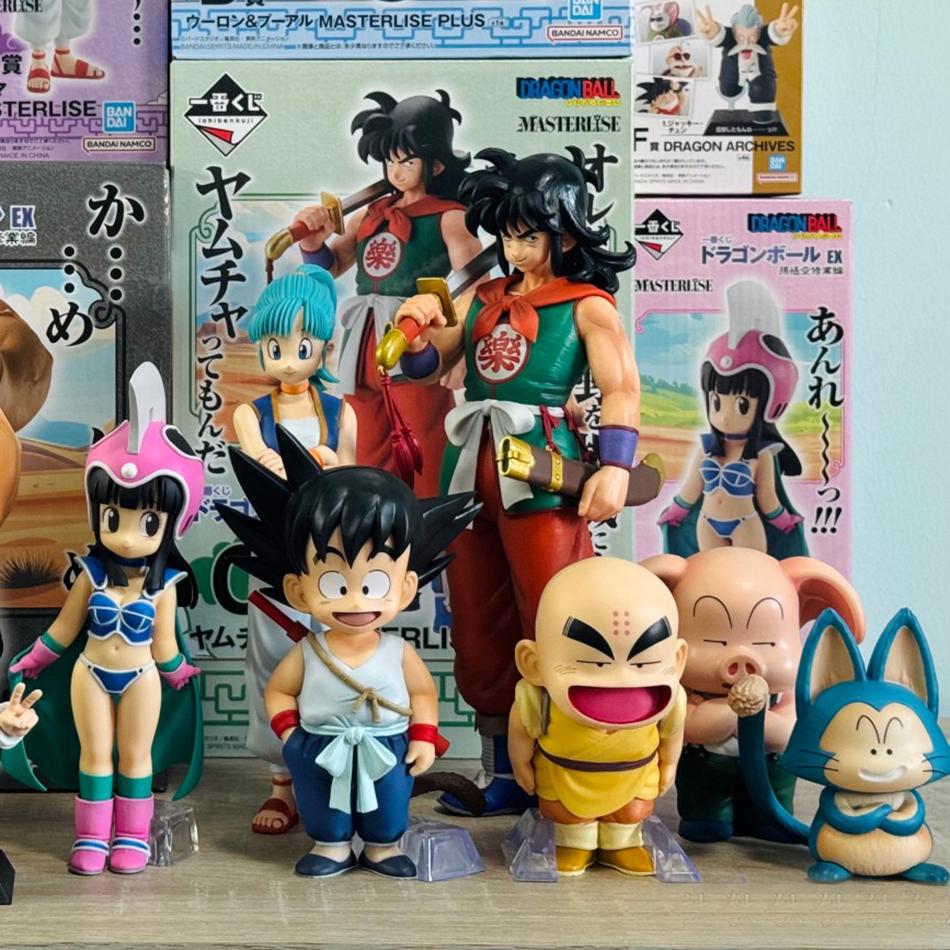 Фигурка персонажей Dragon Ball Ichiban Kuji - Сон Гоку, Ямча, Бульма, Роши, Чичи, Мастер Роши, ПВХ, Коллекционная модель, Игрушка