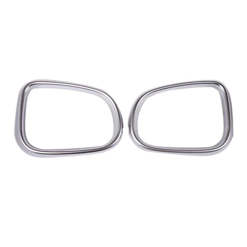 ABS Chrome Car Side Rearview Mirror Frame Cover Trim For Jaguar XE XF XFL XJ XJL 2016- Auto Exterior