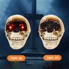 Halloween Decoration Scary Horror Party Decorate Skull With Red Light Eyes&Sound