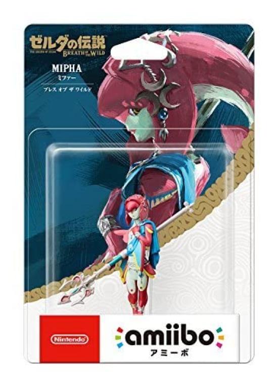 Nintendo amiibo - Mipha [Breath of the Wild] (The Legend of Zelda Series) NFC Figure, PVC Collectible, New