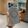 Бизнес Текстура Коровьей Кожи Магнитный Чехол Для Magsafe Для iPhone 17 16 15 14 13 Pro Max Защита Камеры Ударопрочный Чехол