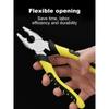 6 Inches Wire Pliers Sharp Large Opening Stripping Pliers Industrial Grade Labor-saving Household Electrician Pliers
