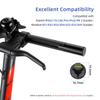 Black Ulip handlebar extender kit without light for Max G30 scooters