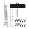 Retractable Fishing Rod Pod Stand Holder Detachable Design Aluminium Alloy Casting Rods Stand
