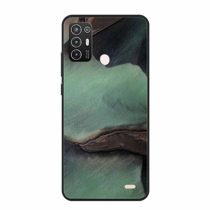 For ZTE Blade A52 / A52 Lite Case A72 4G 5G Marble Soft TPU Silicone Phone Cover for ZTE Blade A52Lite Bumper Shockproof Shell