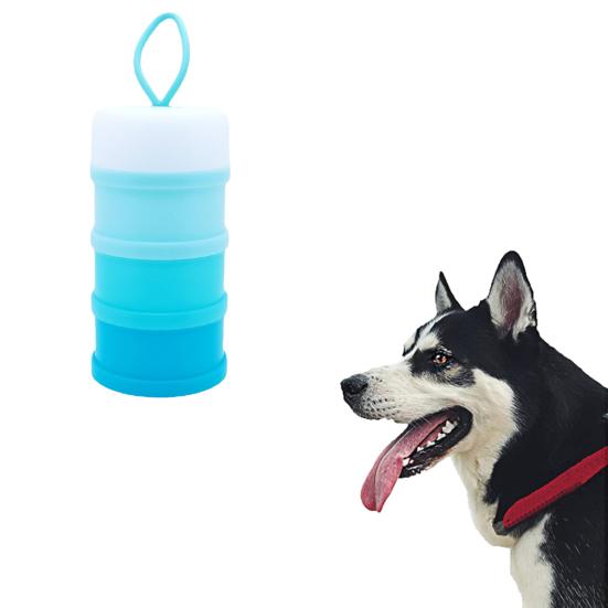 Ведро для корма для домашних животных 45691 контейнер для кошачьего корма, переносной, с лямками, для собак