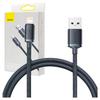 Baseus Crystal Shine USB To Lightning Cable, 2.4A, 1.2M (Black)