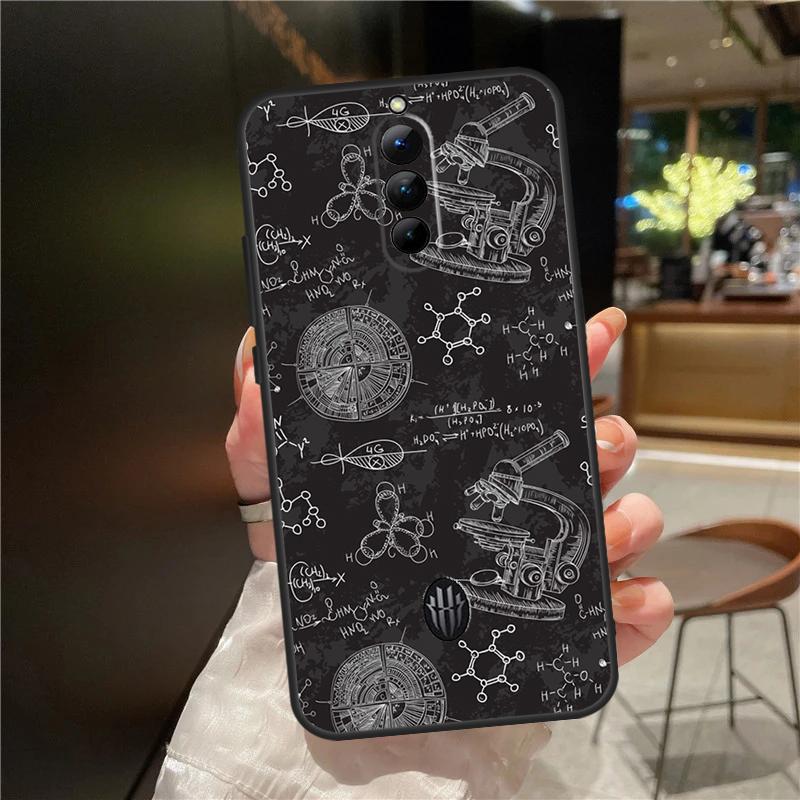 Biology and Chemistry Case For ZTE Nubia Red Magic 8 Pro 8S Pro Plus RedMagic 9 Pro Plus 6 7 6S 7S 6R 5S 5G Cover