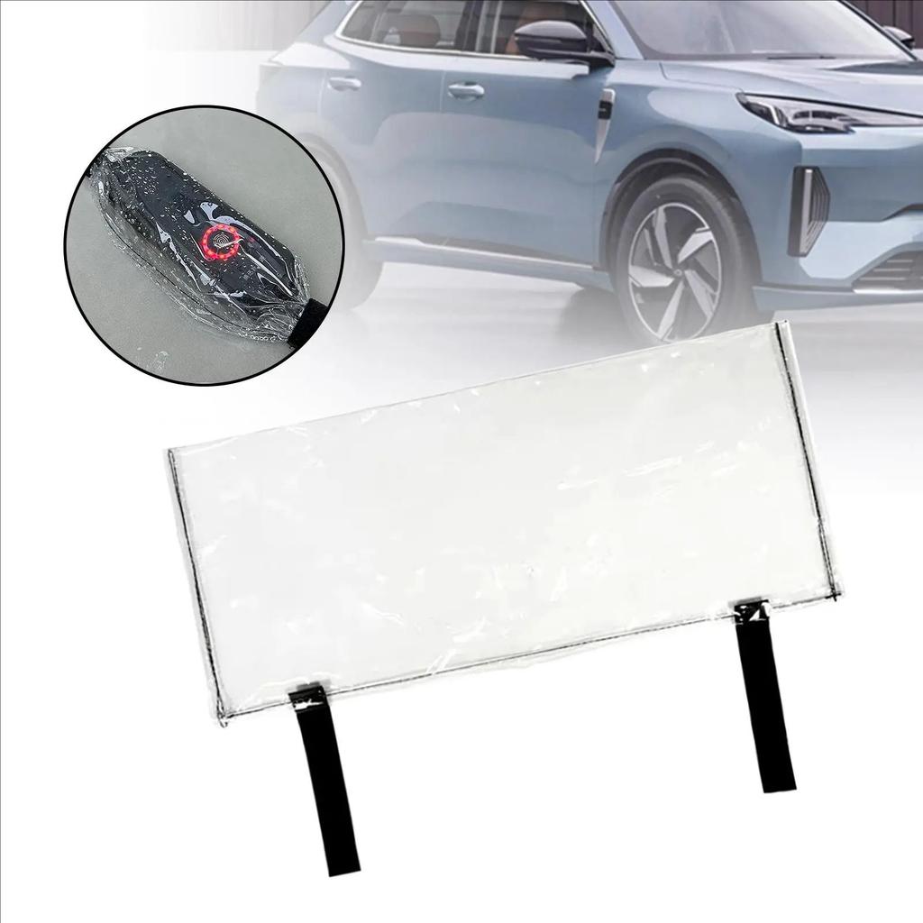 Electric Vehicle Charger Control Box Waterproof Cover Versatile for Rain Weather Protection Simple Installation PVC Material