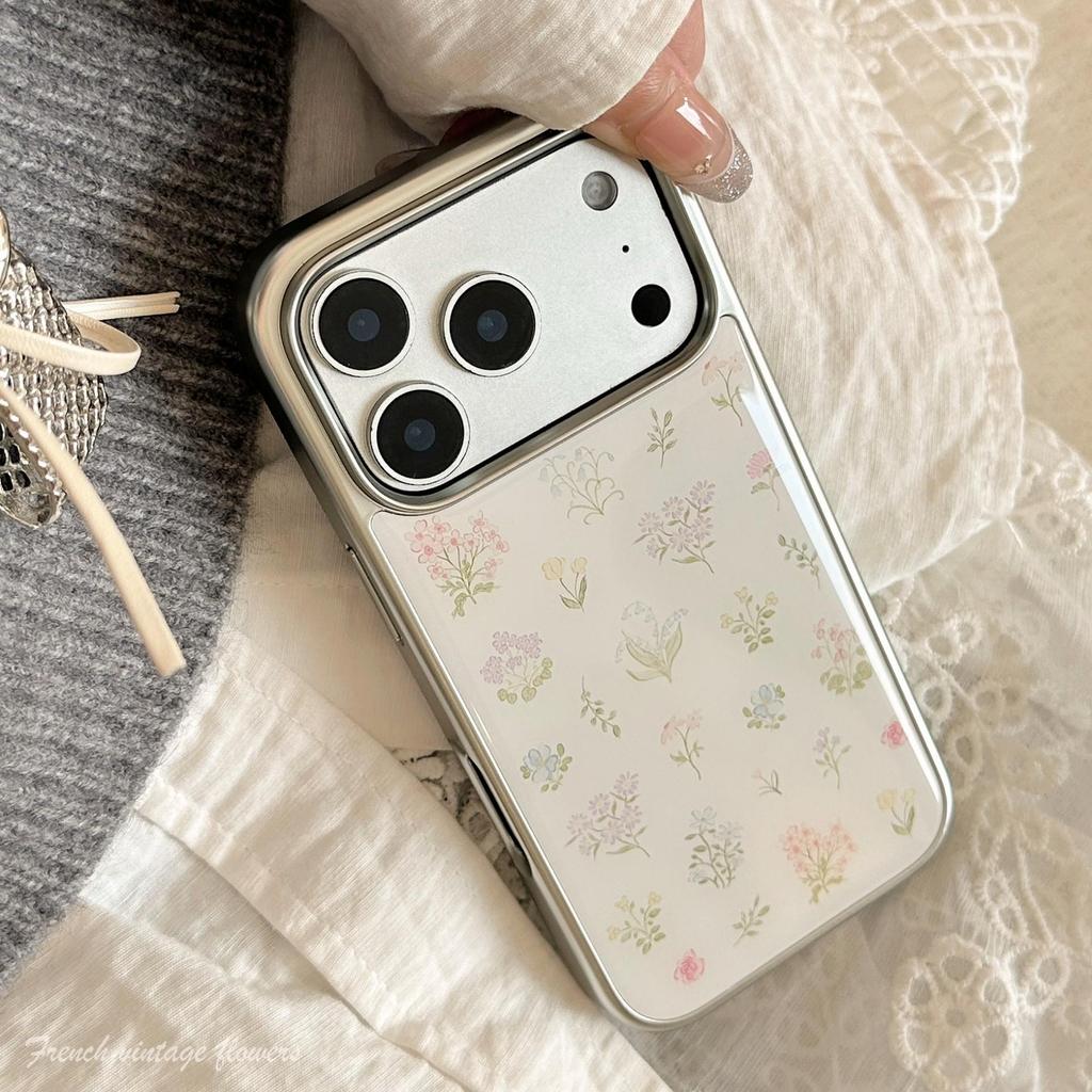 Художественный чехол для телефона с цветами для iPhone 16, iPhone 17 и iPhone 17 Pro Max